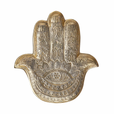 HAMSA dekor tál, Fatima keze 20 x 18cm dekoráció
