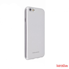 Hana Pearl szilikon hátlap, iPhone XS/X, Ezüst tok és táska