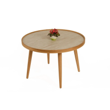  Hanah Home Coffee Table Oak Travertine Polen 80 - Oak, Travertine bútor