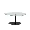  Hanah Home Coffee Table Transparent Black Porto - Transparent, Black