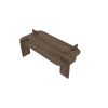  Hanah Home Coffee Table Walnut Lovge - Walnut
