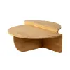  Hanah Home dohányzóasztal szett Oak Podium Wood - tölgy