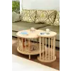  Hanah Home dohányzóasztal szett Sapphire Oak Peka-Set108 - Zafír tölgy