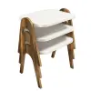  Hanah Home egymásba tolható asztal szett (3 darab) Walnut White Paris - dió, fehér