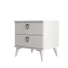  Hanah Home Éjjeliszekrény Fehér Versa-Ce 3634