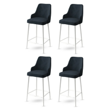 Hanah Home Enox Anthracite and White bárszék szett, 4 db, antracit, 4 db bútor