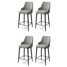 Hanah Home Enox Grey bárszék szett, 4 db, szürke, 4 db bútor