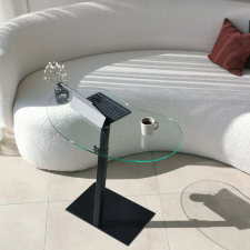  Hanah Home Fagioli dohányzóasztal fekete - fekete bútor