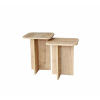  Hanah Home Kisasztal szett Oak Blues Set - Sapphire Oak