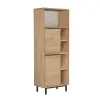  Hanah Home Kitchen Cabinet Walnut On10A-S