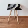  Hanah Home Lerakóasztal Fekete Gold White Shp285 - Fekete