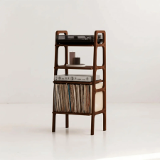  Hanah Home Record Player Stand Walnut CPT4847-50 bútor