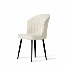 Hanah Home Rubi Cream and Black étkezőszék szett, 4 db, krém bútor