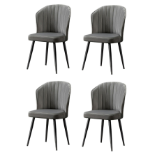Hanah Home Rubi Grey étkezőszék szett, 4 db, szürke bútor