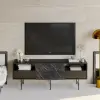  Hanah Home TV állvány Black Marble Derin - fekete