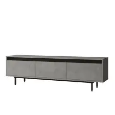  Hanah Home TV-állvány Ezüst Fekete LV1-RL bútor