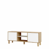  Hanah Home TV állvány Tölgy/Fehér ALS1-SW