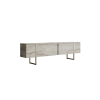  Hanah Home TV-állvány Travertin Gold Luxe - travertin, arany
