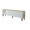  Hanah Home TV állvány White Sapphire Oak River - Fehér, Sapphire Oak