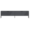  Hanah Home TV Stand Anthracite Dore - Anthracite