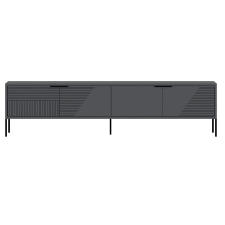  Hanah Home TV Stand Anthracite Dore - Anthracite bútor