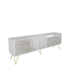  Hanah Home TV Stand Ephesus Gold Mistico (180) - Ephesus, Gold