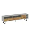  Hanah Home TV Stand Grey Oak Luga - Grey, Oak