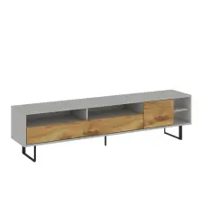  Hanah Home TV Stand Grey Oak Luga - Grey, Oak bútor