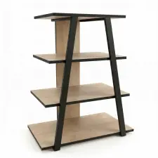  Hanah Home TV Stand Sapphire Oak Black Lyno - Sapphire Oak, Black bútor