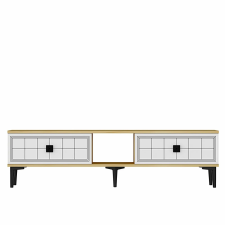  Hanah Home TV Stand Sapphire Oak White Yuka 150 - Sapphire Oak, White bútor