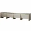  Hanah Home TV Stand Travertine Laris 180
