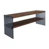  Hanah Home TV Stand Walnut TV100