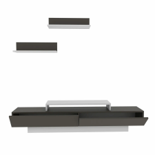  Hanah Home TV Unit White Brown Lusi - White, Brown bútor