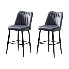Hanah Home Vento Grey bárszék szett, 2 db, szürke, 2 db bútor