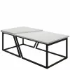  Hanah Home Verona dohányzóasztal szett fehér P0024623 - Fehér