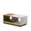 Hanah Home Viana White and Oak konferenciaasztal