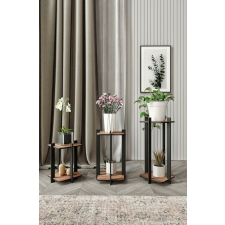 Hanah Home Virágállvány Flower Desk Square - Walnut kerti tárolás