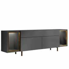  Hanah Home Zenith TV állvány, antracit/arany bútor