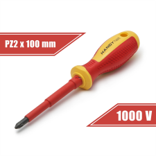 Handy (10572) szigetelt csavarhúzó PZ2x100, 1000V-ig barkácsolás, csiszolás, rögzítés