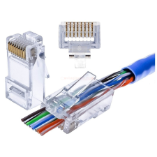 Handy Adatcsatlakozó dugó - átmenő - FTP CAT6 RJ45 villanyszerelés