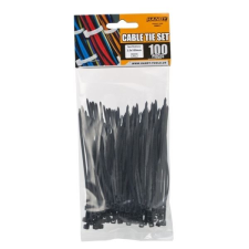 Handy vezeték kötegelő 100x2,5mm fekete 100db (05411) (HT05411) asztali számítógép kellék