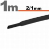 Handy Zsugorcső 2,5mm/1,25mm fekete
