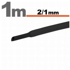 Handy Zsugorcső 2,5mm/1,25mm fekete villanyszerelés