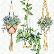 Hanging Plants papírszalvéta 33x33cm, 20db-os konyhai eszköz