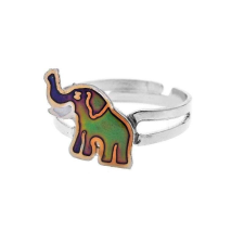  Hangulat színváltós elefánt gyűrű gyűrű
