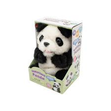 Hangutánzó panda plüssfigura
