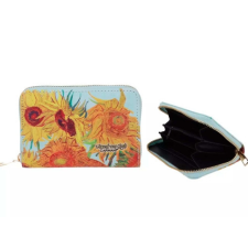 Hanipol Carmani Műbőr pénztárca 14,5x9,5x2,7cm,Van Gogh:Napraforgók pénztárca