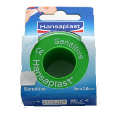 Hansaplast Sensitive sebtapasz 5 m x 2,5 cm gyógyászati segédeszköz