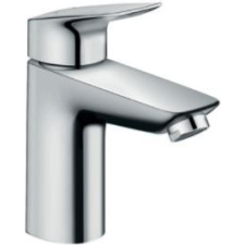 Hansgrohe 71100000 Logis 100 Mosdócsaptelep, , Leeresztőszeleppel - Rögzített, Egykaros, Ezüst (71100000) csaptelep
