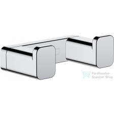 Hansgrohe ADDSTORIS dupla akasztó, króm 41755000 fürdőszoba kiegészítő